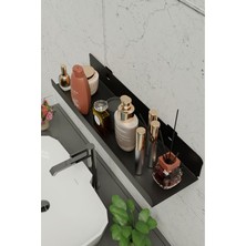 3m Ultra Güçlü Yapışkanlı Siyah Çok Amaçlı Organizer Raf, Banyo Askısı ve Banyo Rafı MT95SD