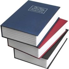Kitap Görünümlü Gizli Kasa - Lacivert