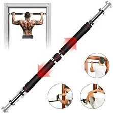 60-100 cm Uzun Süngerli Barfix Demiri Barfiks Çubuğu Koridor Barfiks Barı Krom, BFRR-0025