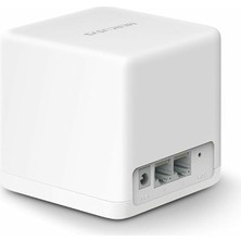 Halo H30G 3-Pack, AC1300MBPS, Dual-Band, Gigabit Portları, 100'E Kadar Cihaz Bağlanabilir, 320 M²'ye Kadar Kapsama, Akıllı Bağlantı, Mobil Uygulama ile Kolay Kurulum, Wi-Fi 5 Mesh Sistemi