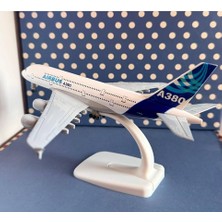 A380 Metal Maket Uçak, Çok Renkli, Tek Ebat