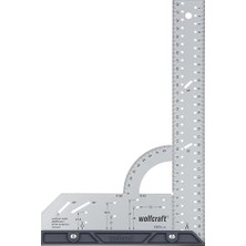 Evrensel Açı 5205000 / Açı Ölçer, 300 mm Kenar Uzunluğu, 90° Durdurma Açısı ve Çıkarılabilir Açılı Ray ile Hassas Işaretleme ve Çizim Için