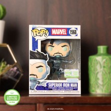 Funko Marvel Pop! Superior Iron Man With Pop! Protector 5000 Limitli Nadir Figür