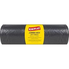 Pratik Ev Jumbo Boy Çöp Torbası 80X110 cm (1 Rulo; 10 Yaprak)