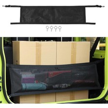 Net Araba Arka Bagaj Izolasyon Net Organizatör Depolama Ağı Suzuki Jimny JB64 JB74 2019 2020 2021 2022 2023 2024 2025 Iç Aksesuarları (Siyah, A)
