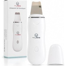 Ultrasonik Cilt Temizleyici Skin Scrubber W-1188, Siyah Nokta ve Gözenek Temizleme Cihazı, 24.000 Titreşim/sn, 2 Modlu Yüz Bakım Spatulası, USB Şarjlı Cilt Bakım Cihazı