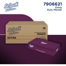 Professional Extra Kutu Mendil, 24 x 80 Cm, 80 Yaprak, 24 Adet