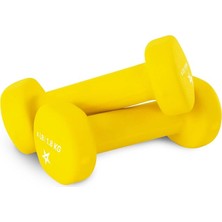 Neopren Kaplamalı Dumbbell El Ağırlık Seti 2'li - 15 Renk ile Çoklu Ağırlık Seçenekleri, Yuvarlanmaz, Kaymaz, Altıgen Şekilli