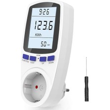 Maliyeti Ölçüm Cihazı, Elektrik Maliyeti Ölçüm Cihazı, LCD Ekranlı ve Rastgele Modlu Priz, Güç Ölçüm Cihazı, Aşırı Yük Emniyetli Akım Sayacı, Maks. 16A / 3680W