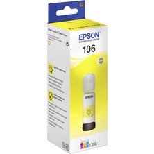 Epson 106-C13T00R440 Sarı Orijinal Mürekkep