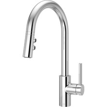 Ms LG529SAC Stellen 1 Saplı Aşağı Çekmeli Mutfak Bataryası, Cilalı Krom