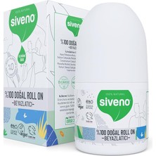 %100 Doğal Roll On Beyazlatıcı Etkili Deodorant Ter Kokusu Önleyici Bitkisel Lekesiz Vegan 50 ml