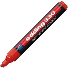 330 Kırmızı Kesik Uçlu Permanent Marker Kalem