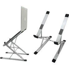Kaliteli Tok Alüminyum Dizüstü Bilgisayar Notebook Standı Yüksekliği Ayarlanabilir 30CM Maksimum Yükseklik Stand Taşınabilir Yükseltici MacBook Uyumlu Tüm Dizüstü Bilgisayar 10-16 Inç N8