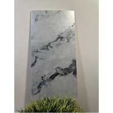 Dekor 30X60CM Kendinden Yapışkanlı Pvc Köpük Duvar Paneli Doğal Mermer Desenli Banyo Wc Mutfak Kaplama Natürel 30 x 60
