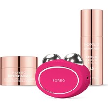 Pratik Ev Total Facelift Paketi - Bear 2 Gelişmiş Mikro Akımlı Yüz Cihazı + Supercharged Serum 2.0 30 ml + Supercharged Ha+Pga Üçlü Etkili Yoğun Nemlendirici 50 ml