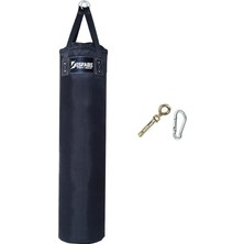 135X35 cm Kolonlu Boks Kum Torbası Siyah+Askı Aparatı