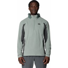 Mountain Hardwear Summit Grid Çeyrek Fermuarlı Kapüşonlu Erkek Polar Üst