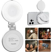 C03 Manyetik Selfie Işığı, 3'ü 1 Arada Manyetik Selfie Işığı, Magsafe ile Uyumlu, CRI97 360° LED Cep Telefonu Işığı, Aynalı, Iphone/android Için, Selfie/fotoğrafçılık/tiktok/zoom Aramalar
