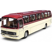 Ölçek Mercedes Benz O302 Otobüs Krem Bordo