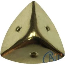 Pileli Store Dekoratif, Kutu, Sandık Köşesi - 45X28 Mm, Büyük, Sarı, 100 Adet