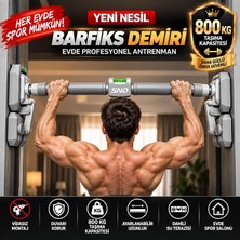 kg Vidasız Barfiks Demiri 96-140 cm Ayarlanabilir Koridor Barfiksi Duvar Korumalı