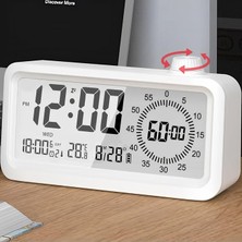 Mutfak Zamanlayıcı, 60 Dakika Görsel Zamanlayıcı Çalar Saat Çift Ekranlı LCD Zaman Hatırlatma, Çocukların Sınıf Öğrenimi Için Ev Okul Öğrenme Araçları, Öğretmen Masa Saati