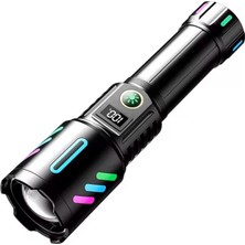 Pileli Store WS-9944 20W Zoomlu Fosforlu Metal Şarjlı El Feneri