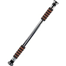 Uzun Barfiks Çubuğu 80-130 cm Çift Süngerli Ayarlanabilir Barfiks Çekme Demiri Barfiks Aleti