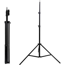 Tripod Kamera Işık Ayağı Fotoğraf Makinesi Monopod 50 CM-200 cm Açılabilir Katlanabilir Tripod Yayıncı Vlog Youtuber Işık Tripod Ayağı