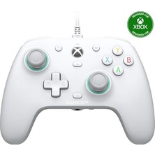 Xbox Series X|s, Xbox One ve Windows 10/11 Için G7 Se Kablolu Oyun Kumandası, Hall Efektli Joysticks/hall Trigger, 3,5 mm Ses Jakı (Beyaz)