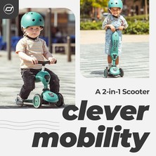 & Ride Highwaykick 1 Oturaklı Çocuk Scooter Yeşil 160629-96269