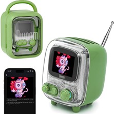 Merfi Store Tiivoo-2 Retro Bluetooth Hoparlör, Fm Radyo, Piksel Sanat Ekranı, Yeşil