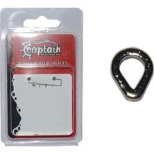 Captain 5144 Assist Halkası D-Halka 10LU Paket Inox Naturel
