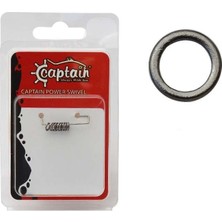Captain 5146 Assist Halkası Inox 10LU Paket Black Nikel