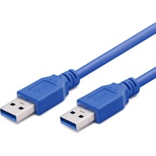 TKÇ USB 3.0 HDD Bağlantı Kablosu 30 cm Mavi HDX7504