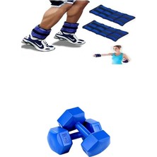 El Ayak Bilek Ağırlığı 0.5KGX2ADET, Dumbell 1KGX2ADET 2li
