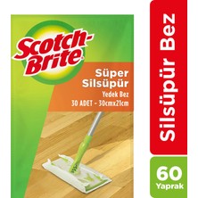 Scotch Brite Sil Süpür Q600 Paspas Yedek Bez 30'lu x 2 60 Yaprak
