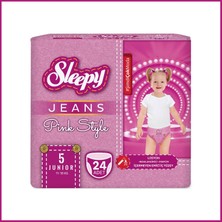Merfi Store Pink Jeans Külot Bez 5 Numara Junior 24 Adet