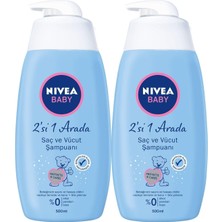 Merfi Store Baby Şampuan Saç ve Vücut 500 ml X2
