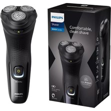 3000X Serisi Erkek Tıraş Makinesi, Powercut Bıçak Teknolojisi, 5d Esnek Başlık, Islak ve Kuru Kullanım, Hassas Düzeltici, Cilt Koruma Özellikli, X3021/00