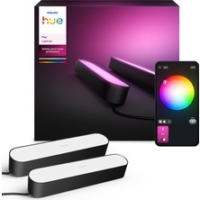 Merfi Store Play Pack Ambiance Beyaz ve Renkli, Siyah, 2.6.6W Temel Paket Kiti, Alexa, Google Assistant ve Apple Homekit ile Çalışır - 25.000 Saat Ampul Kullanım Ömrü