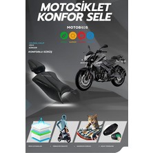 Bajaj Ns 200 Uyumlu Konfor Sele, Visco Süngerli, Su Geçirmez Kılıflı