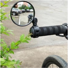 Geniş Açılı Bisiklet Scooter Aynası Dikiz Ayna Siyah