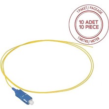 Singlemode Tight Buffer 1 Metre Fiber Optik Pigtail 1 Paket - 10 Adet