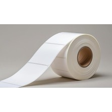 x 100 mm Yapışkanlı Baskısız Pp (Polyproblen) Etiket - Hotmelt Tutkal Yüksek Mukavamet Uzun Raf Ömrü