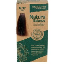 Natura Balance Krem Saç Boyası 6.37 Tütün Nötr Amonyaklı Etkili Saç Bakım 60 ml