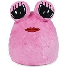Oyuncak Ayıcık Poe,pou,kahverengi Ayı,peluş Doldurulabilir Oyuncak Pou,uzaylı Pelüş Oyuncak,evcil Hayvanım (Pembe Kirpikli)