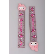 Islak Mendil Hediyeli" Lisanslı My Melody "tekli" Cetvel 15 cm