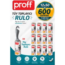 proff Tüy Toplayıcı 12 Li Yedek Rulo Aparat (12X50 = 600 Yaprak)